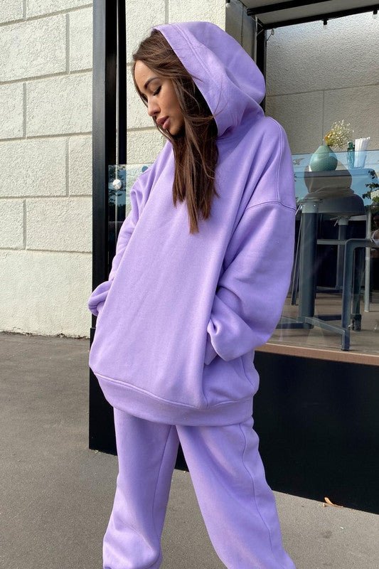 Comfortabele Joggingpak Set – Oversized Hoodie & Jogger
