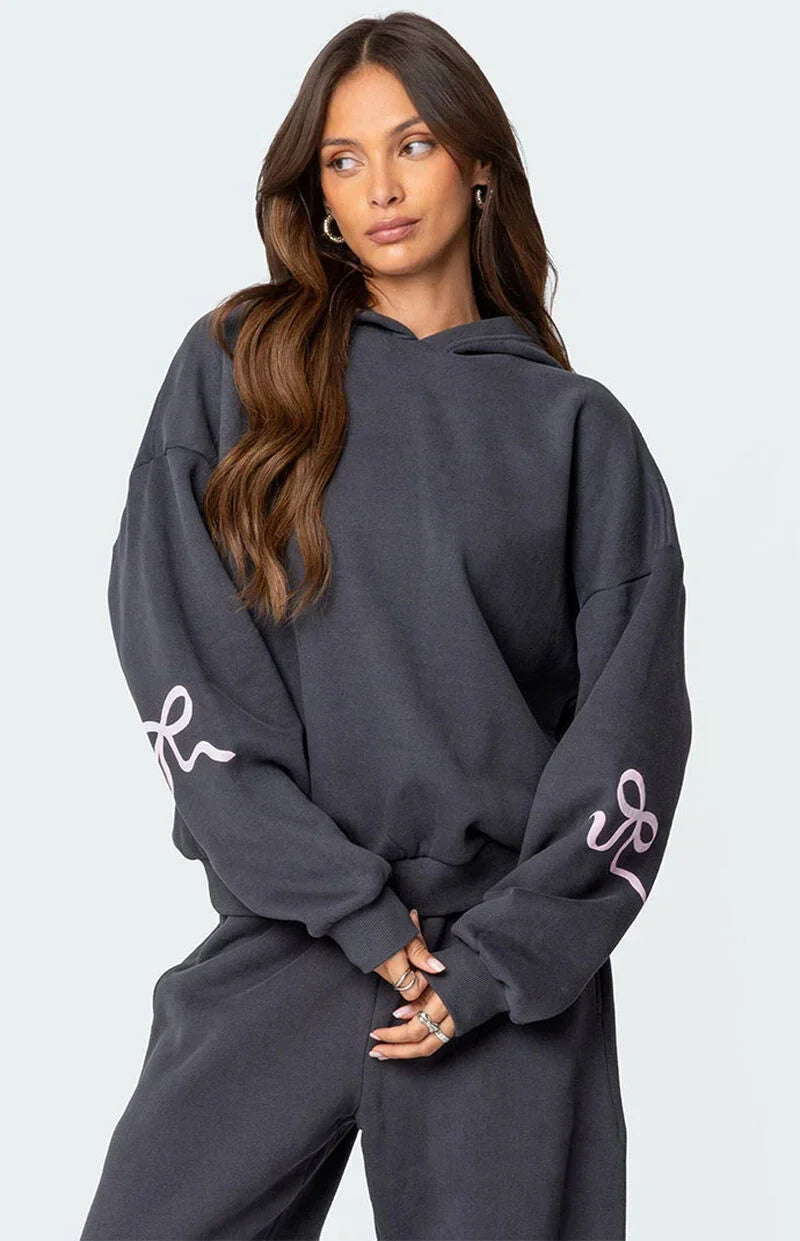 Emora Nova - Loungewear Essential Oversized Hoodie & Broek Set - Herfst