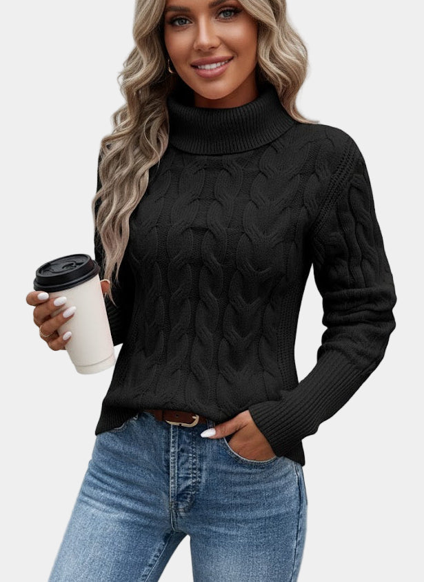 Emora Nova - Dames Kabelgebreide Coltrui - Winter