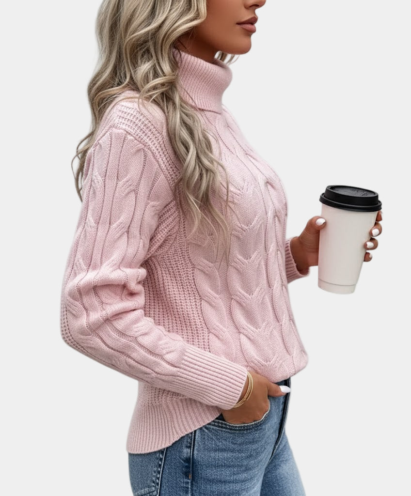 Emora Nova - Dames Kabelgebreide Coltrui - Winter