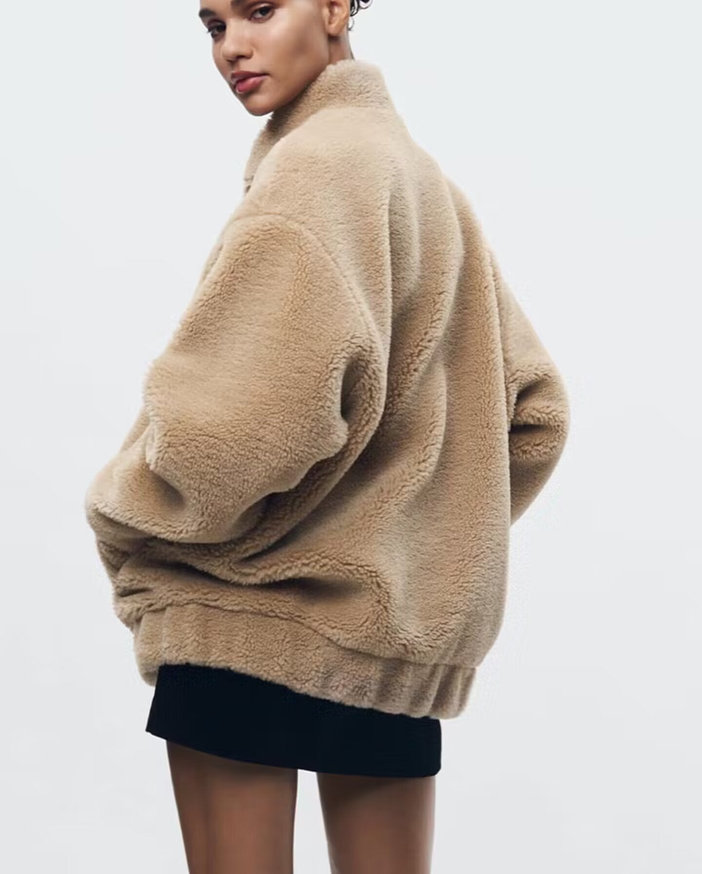 Emora Nova - Dames Oversized Teddy Jas - Winter
