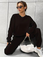 Lea | Trendy Chic Training Anzug [Pullover+Hosen] Zendoo.de