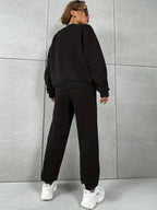Lea | Trendy Chic Training Anzug [Pullover+Hosen] Zendoo.de