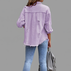 Verweerd Denim Jack – Opgerekt & Rafeleffect