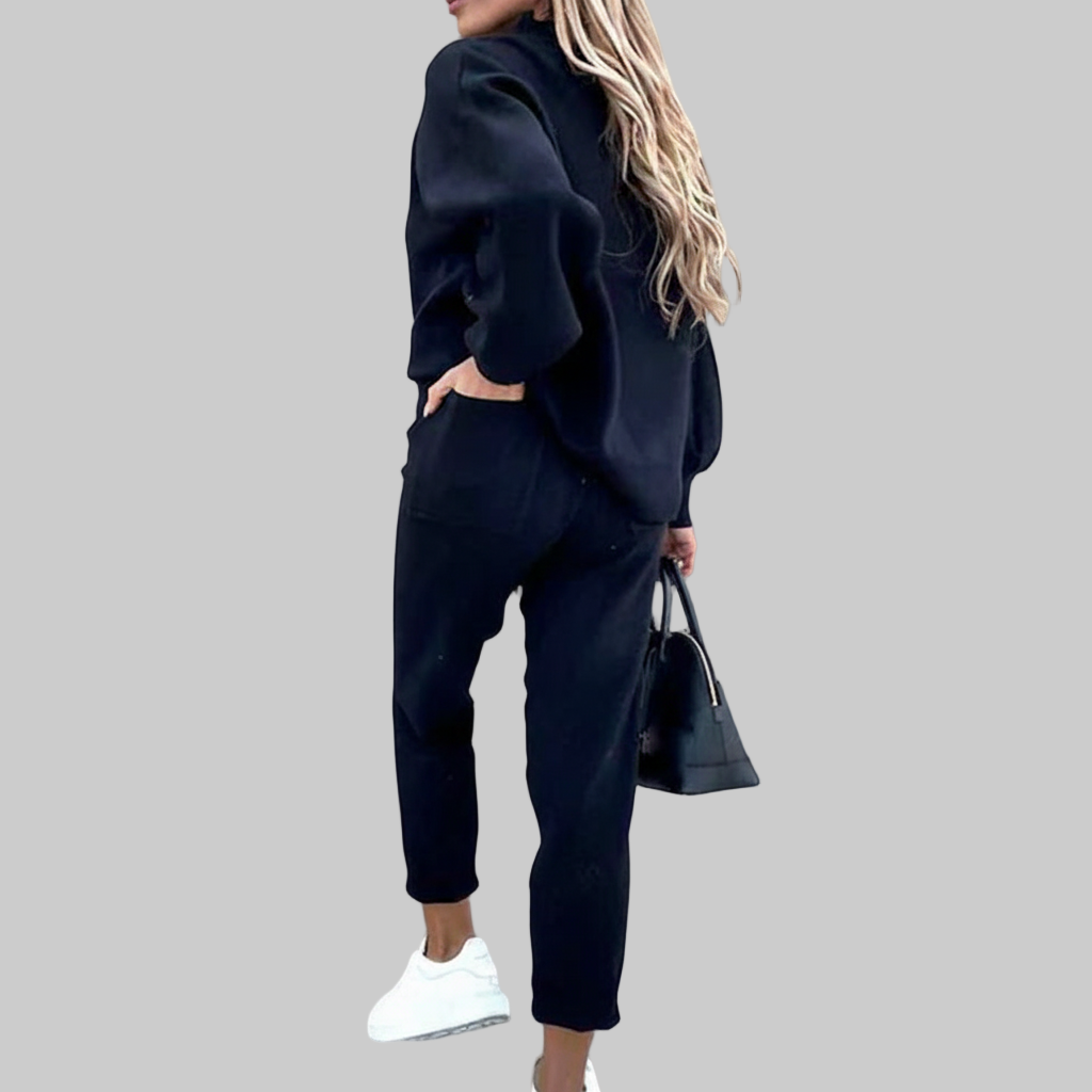 Zachte Gebreide Joggingpak Set – Relaxte Pasvorm