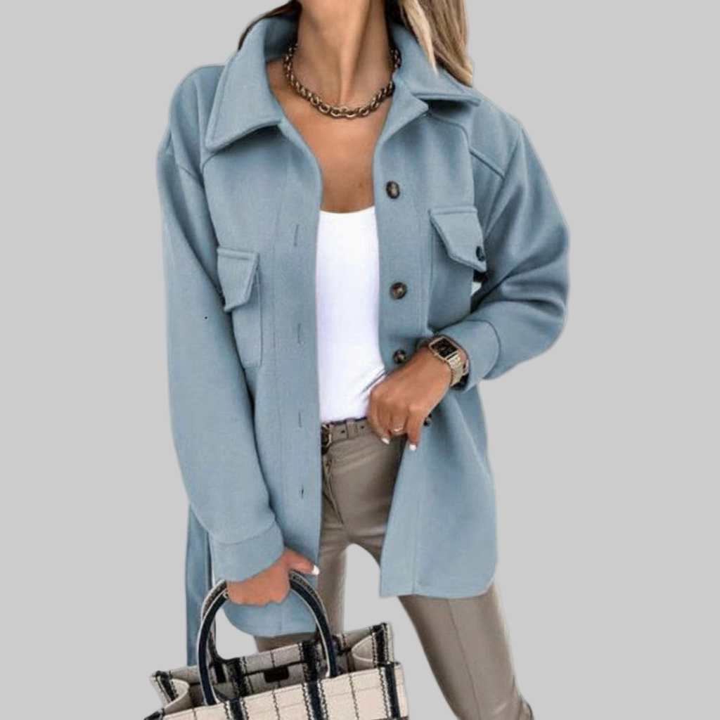 Oversized Shacket Jas – Stijlvolle Borstzakken