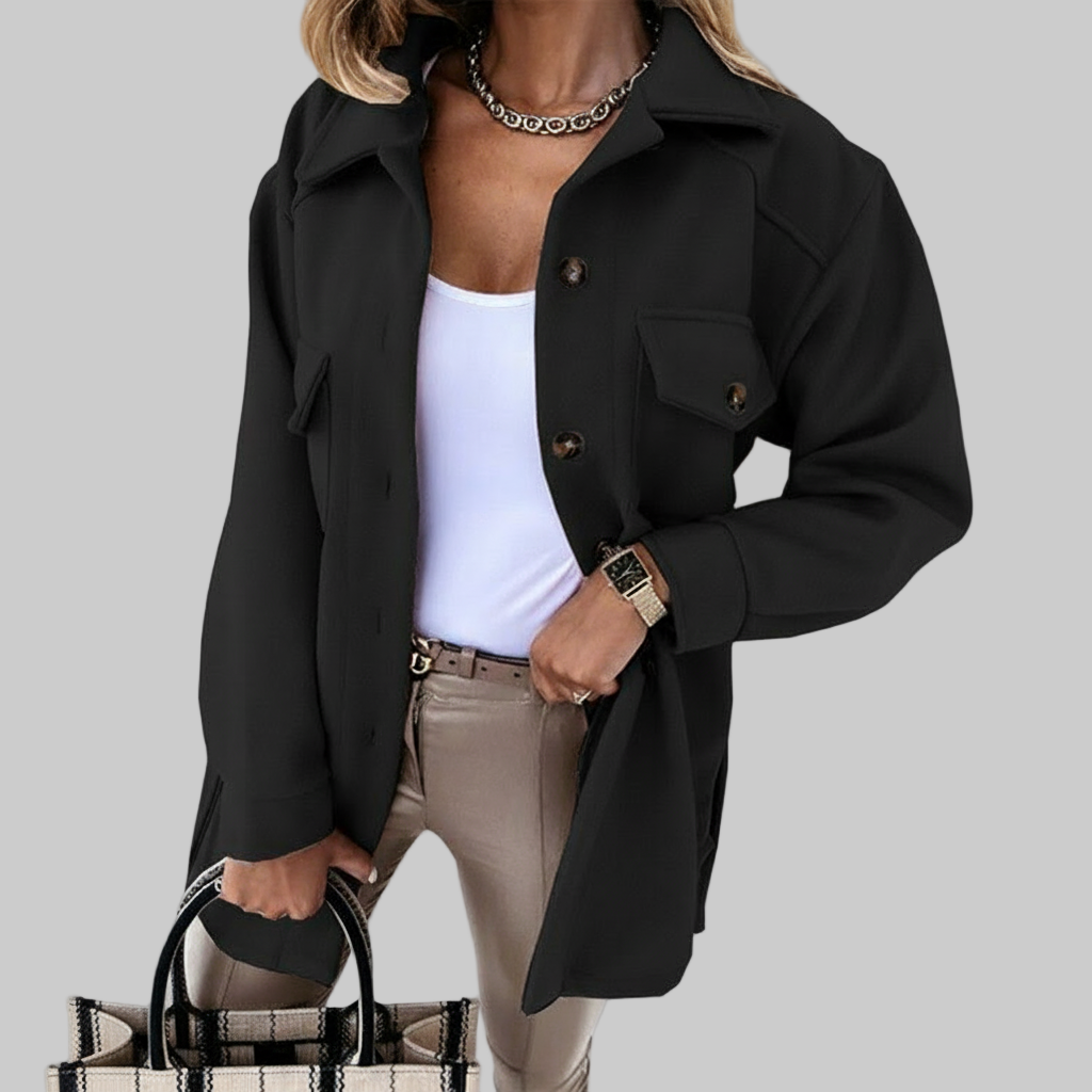 Oversized Shacket Jas – Stijlvolle Borstzakken