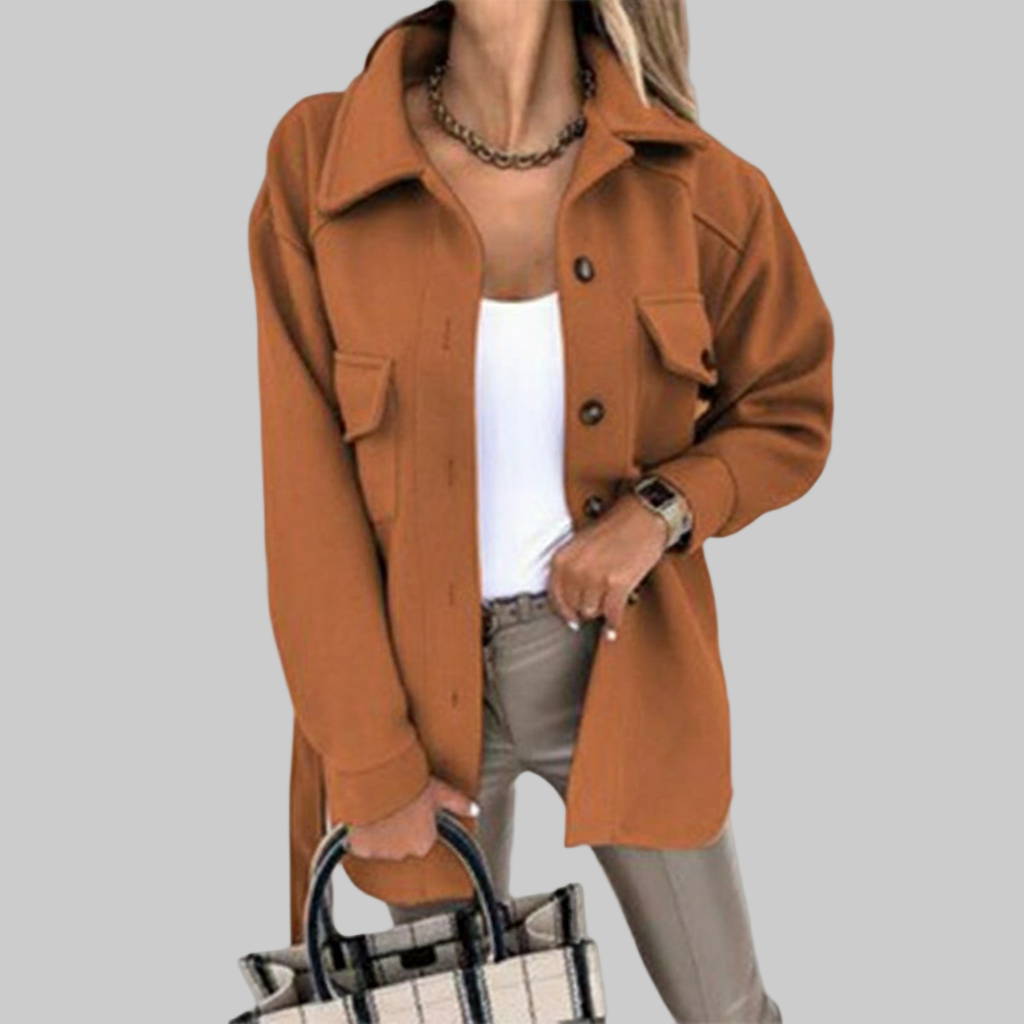 Oversized Shacket Jas – Stijlvolle Borstzakken