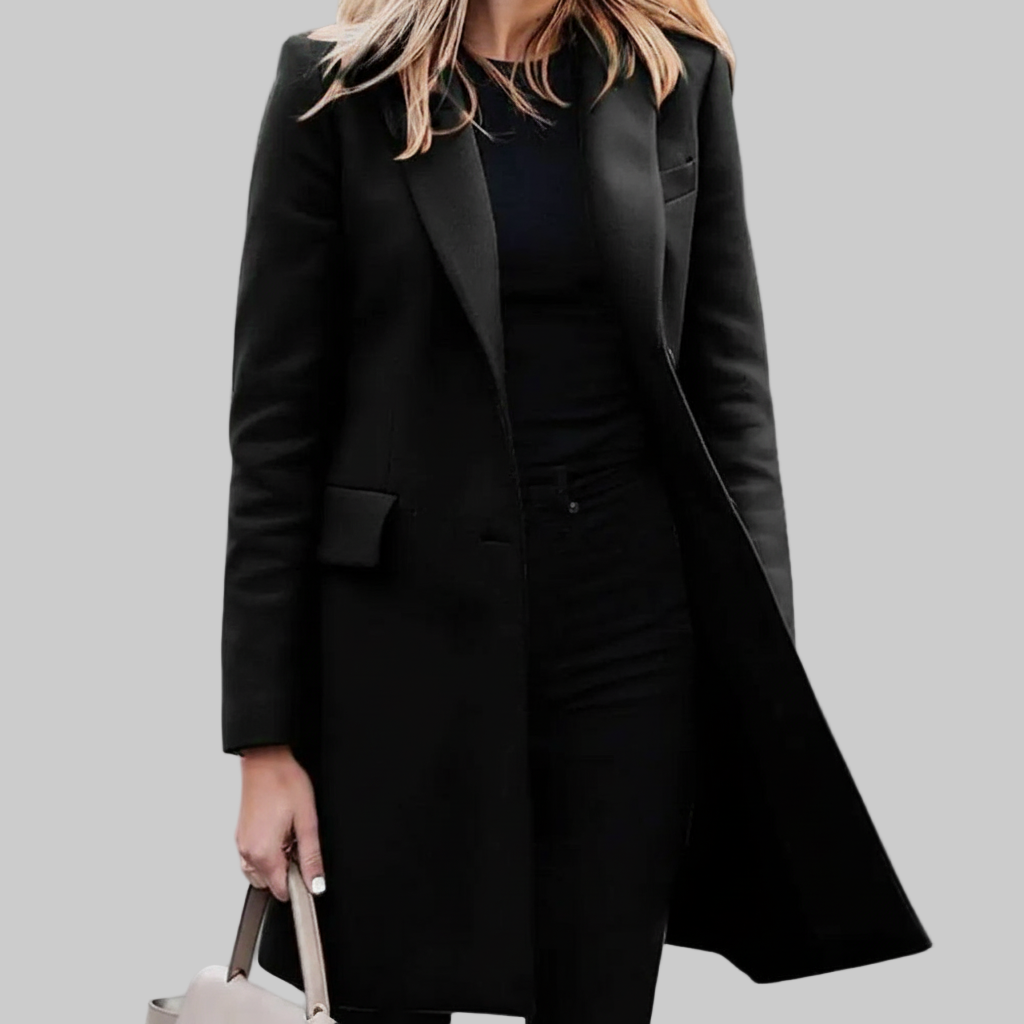 Getailleerde Lurex Colbert Jas – Verfijnd Met Paspelzakken