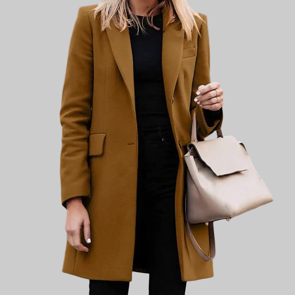 Getailleerde Lurex Colbert Jas – Verfijnd Met Paspelzakken