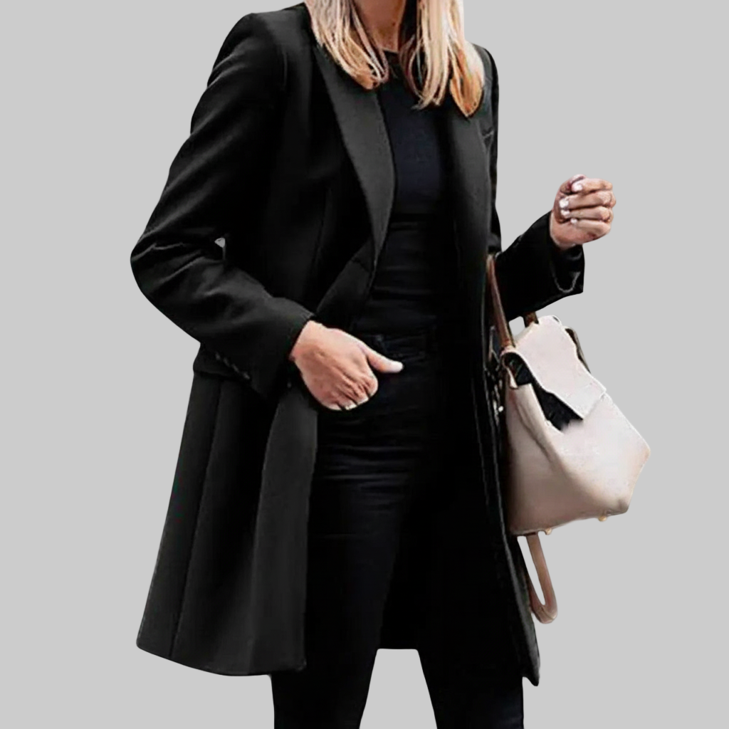 Getailleerde Lurex Colbert Jas – Verfijnd Met Paspelzakken