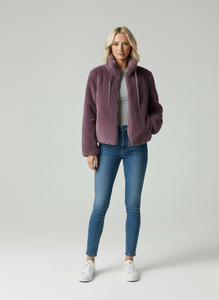 Emora Nova - Dames Teddy Jas - Zacht & Stijlvol voor de Winter