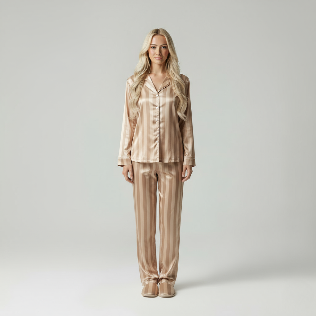 Izzy I Luxe Satijnen Loungewear Pyjama Set