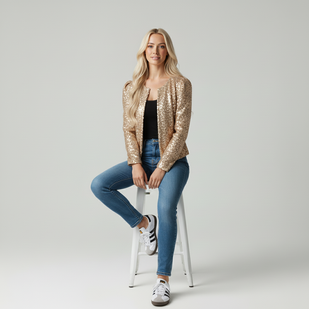 Nina I Glamoureuze Dames Blazer I Chic