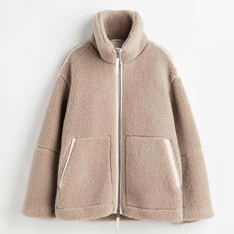 Emora Nova - Hedendaagse Vrouwen Oversized Fleece Jas - Winter