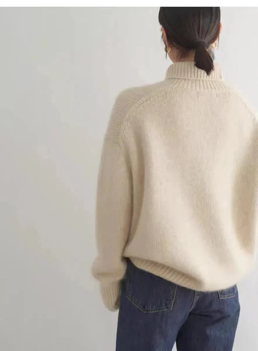 Casual Chic Gebreide Turtleneck Trui