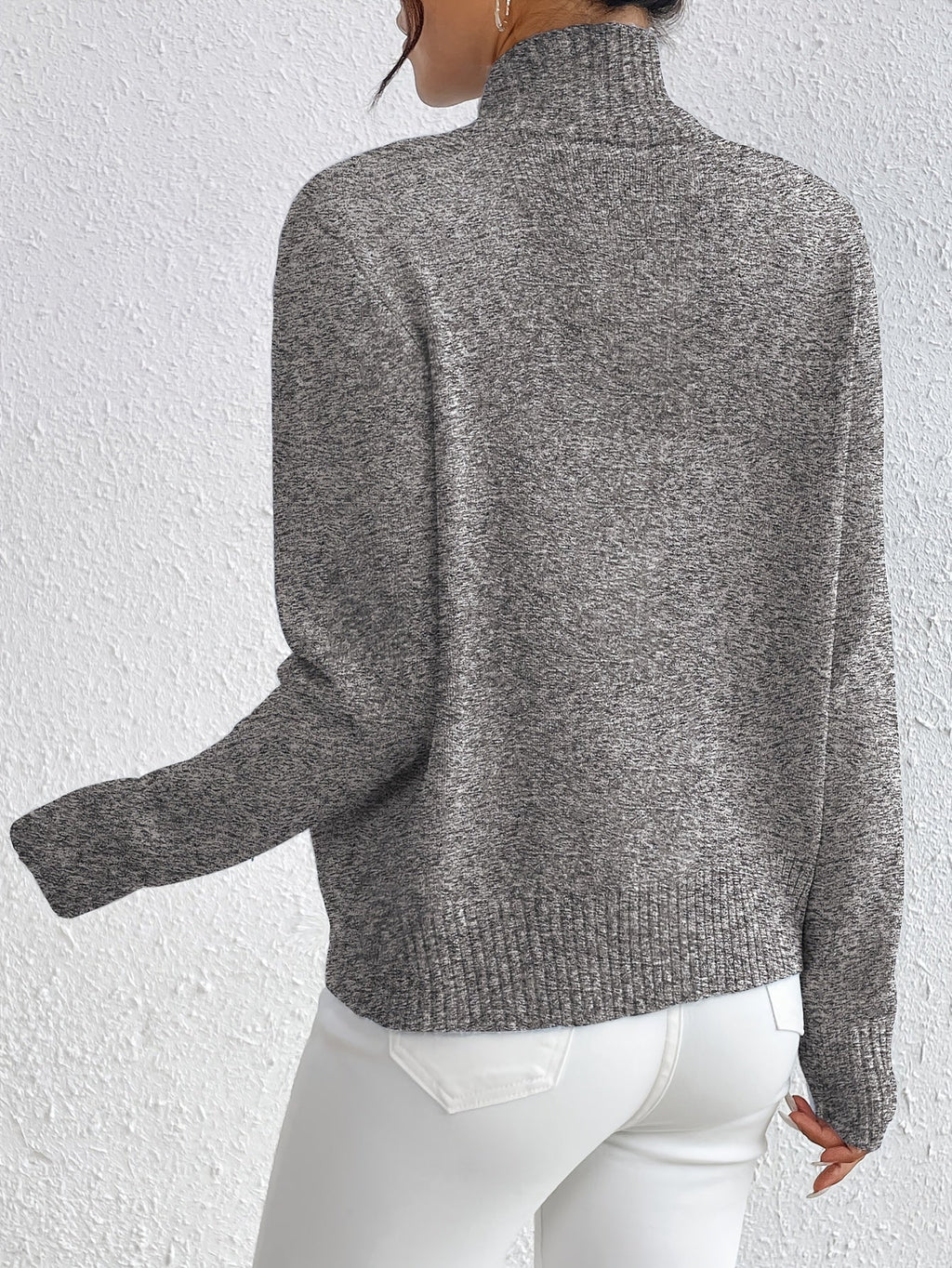 Ritskaartigan met Opstaande Kraag | Regular Fit