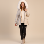 Emora Nova - Dames Parka met Faux Fur Capuchon - Winter