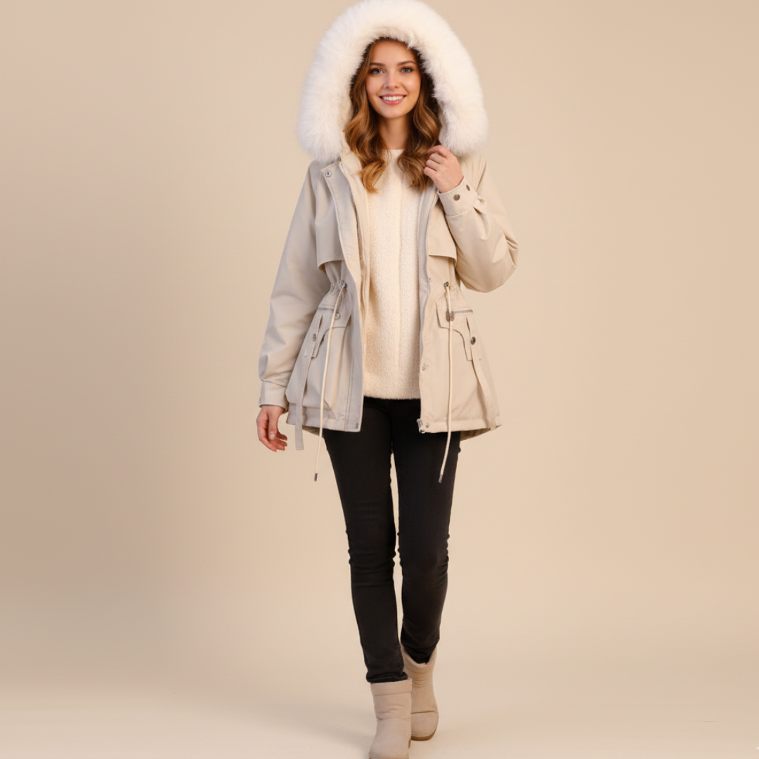 Emora Nova - Dames Parka met Faux Fur Capuchon - Winter