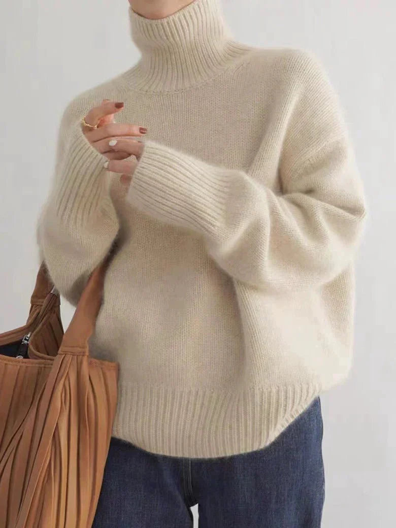Casual Chic Gebreide Turtleneck Trui