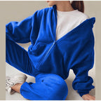 Oversized Fleece Trainingspak – Jogger met Capuchon