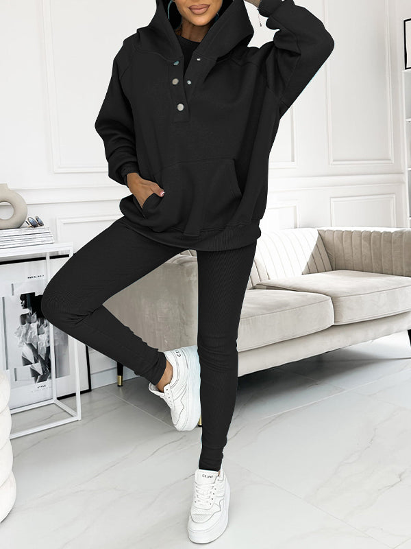 Emora Nova - Loungewear Set met Capuchon en Pouch Pocket