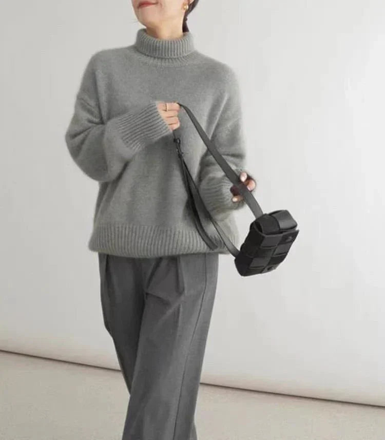 Casual Chic Gebreide Turtleneck Trui
