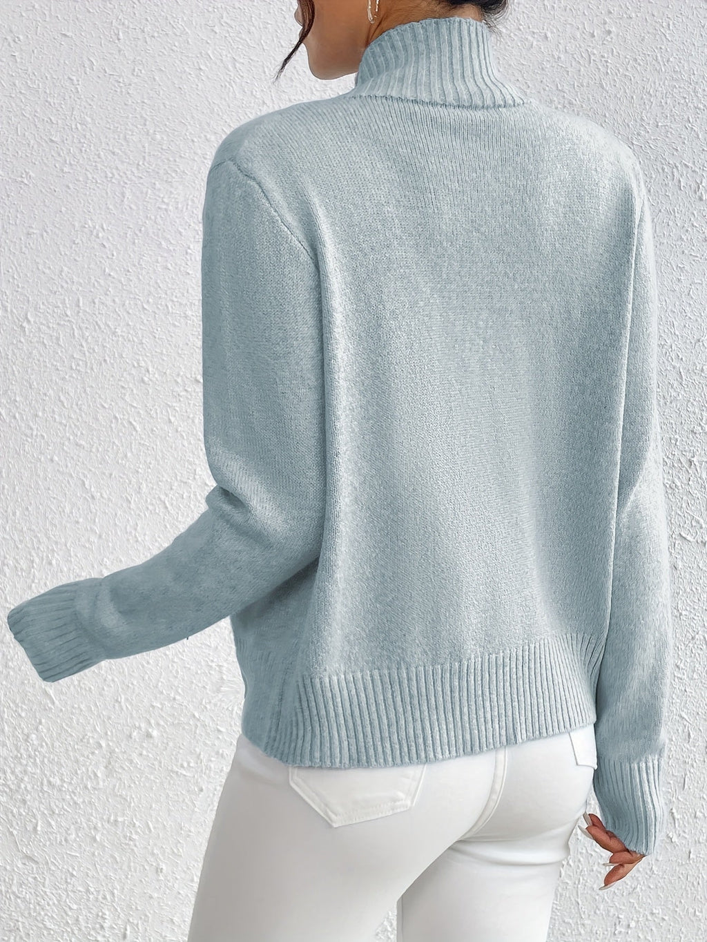 Ritskaartigan met Opstaande Kraag | Regular Fit