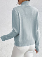 Ritskaartigan met Opstaande Kraag | Regular Fit