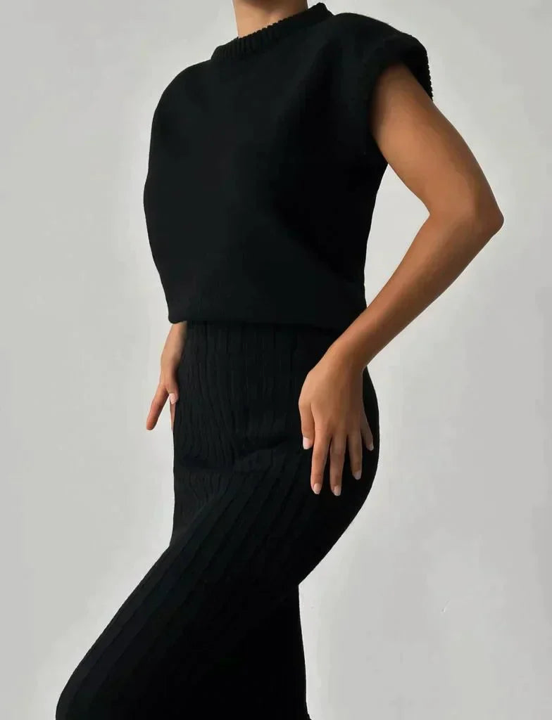 Emora Nova - Moderne Vrouw Gebreide Set - Casual Chic