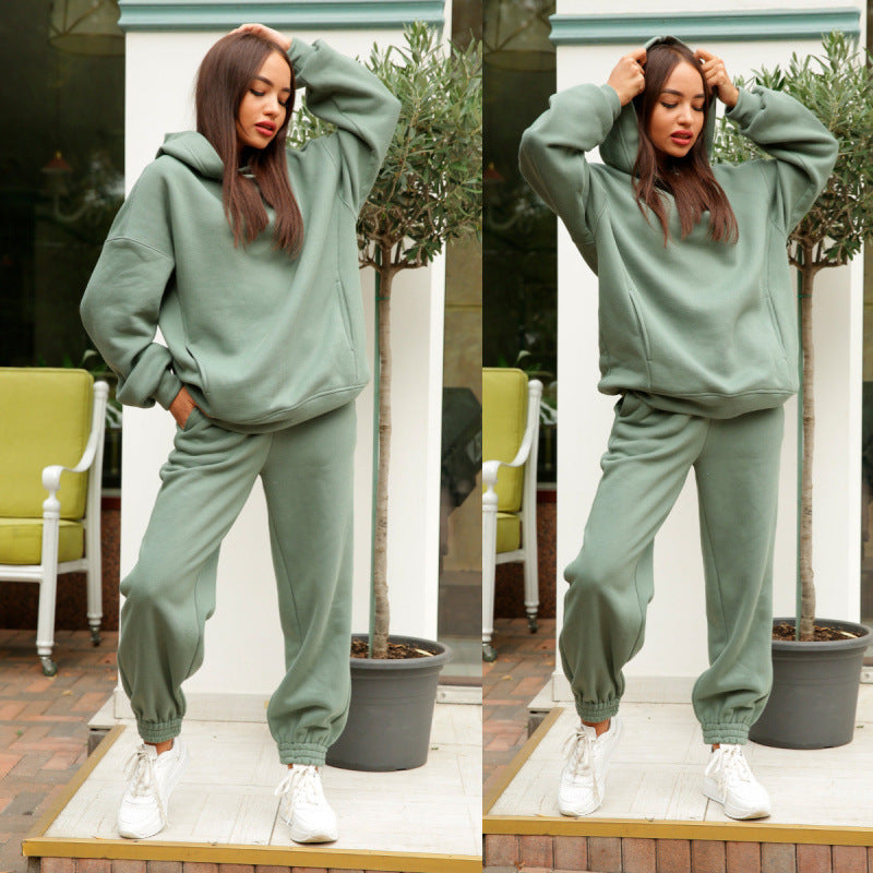 Comfortabele Joggingpak Set – Oversized Hoodie & Jogger
