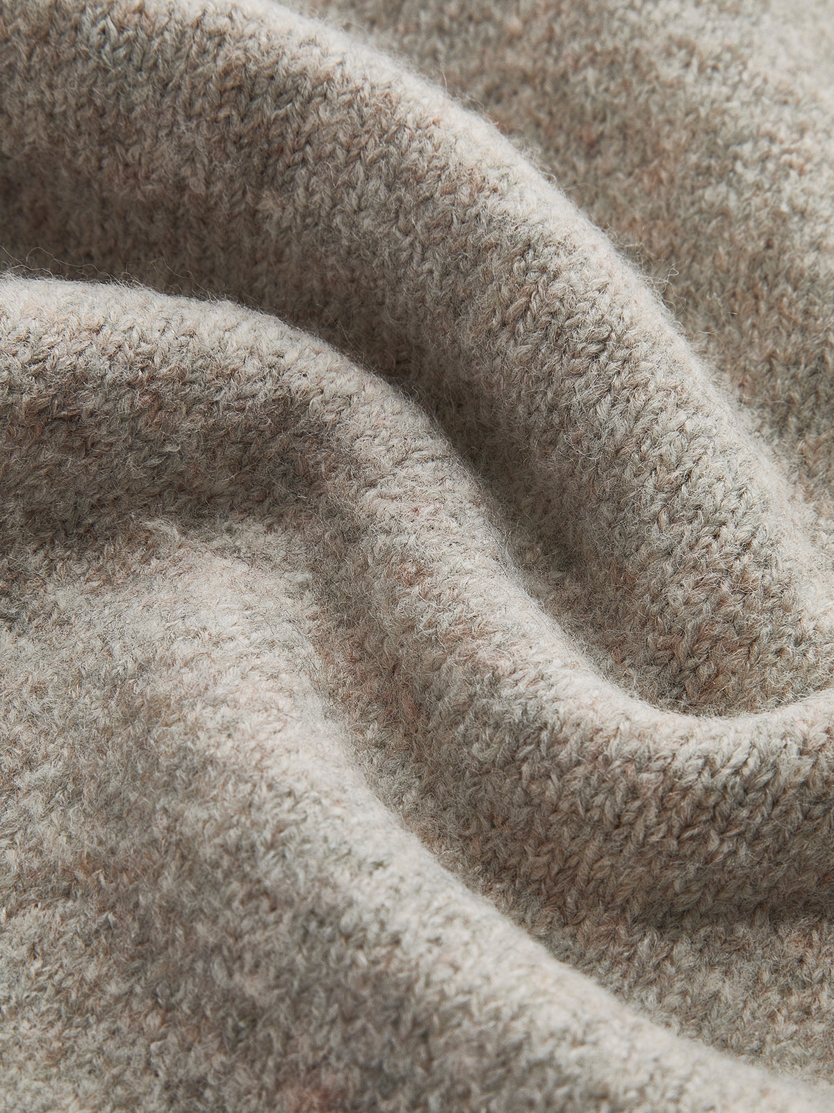 Oversized Trui met Ronde Hals – Zacht Gebreide Blend