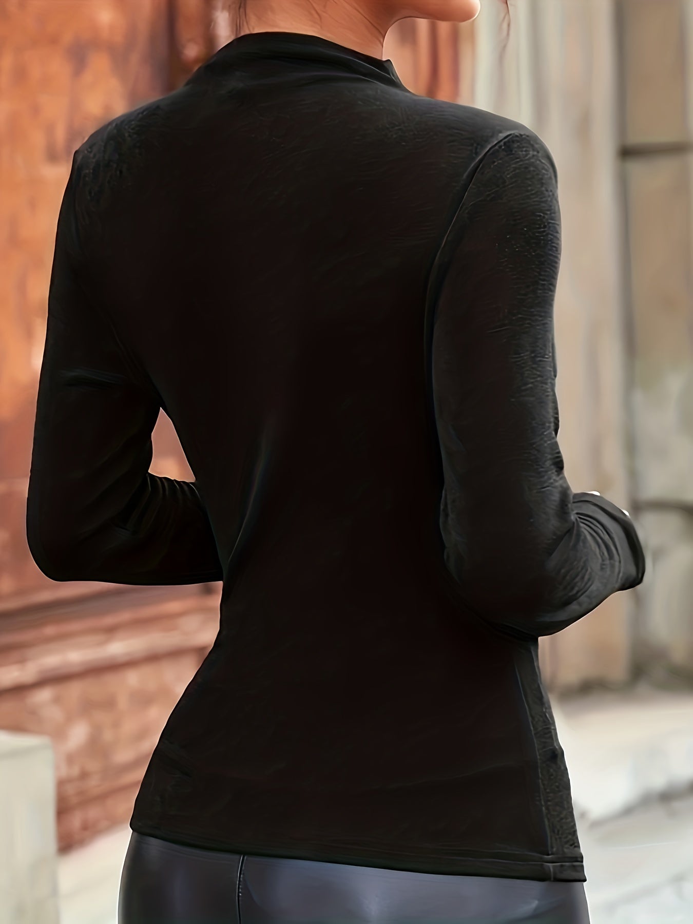 Emora Nova - Chique Dames Top met Ruches en Colkraag