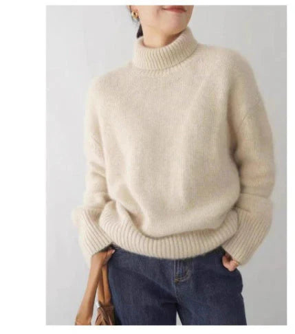 Casual Chic Gebreide Turtleneck Trui