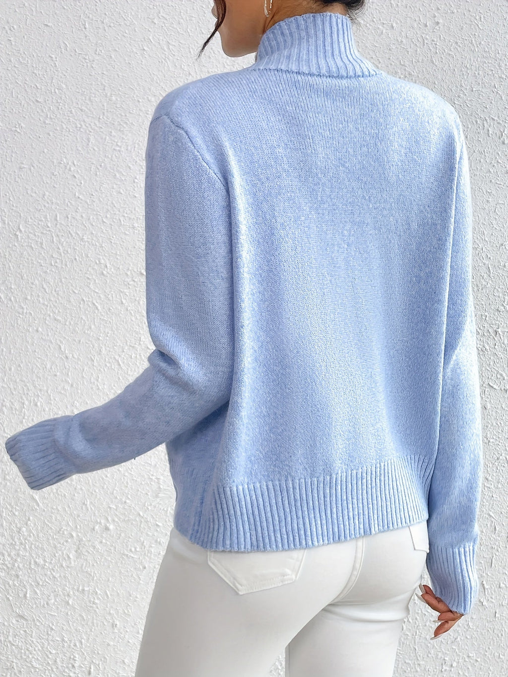 Ritskaartigan met Opstaande Kraag | Regular Fit