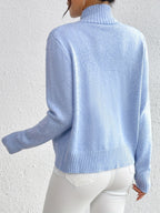 Ritskaartigan met Opstaande Kraag | Regular Fit