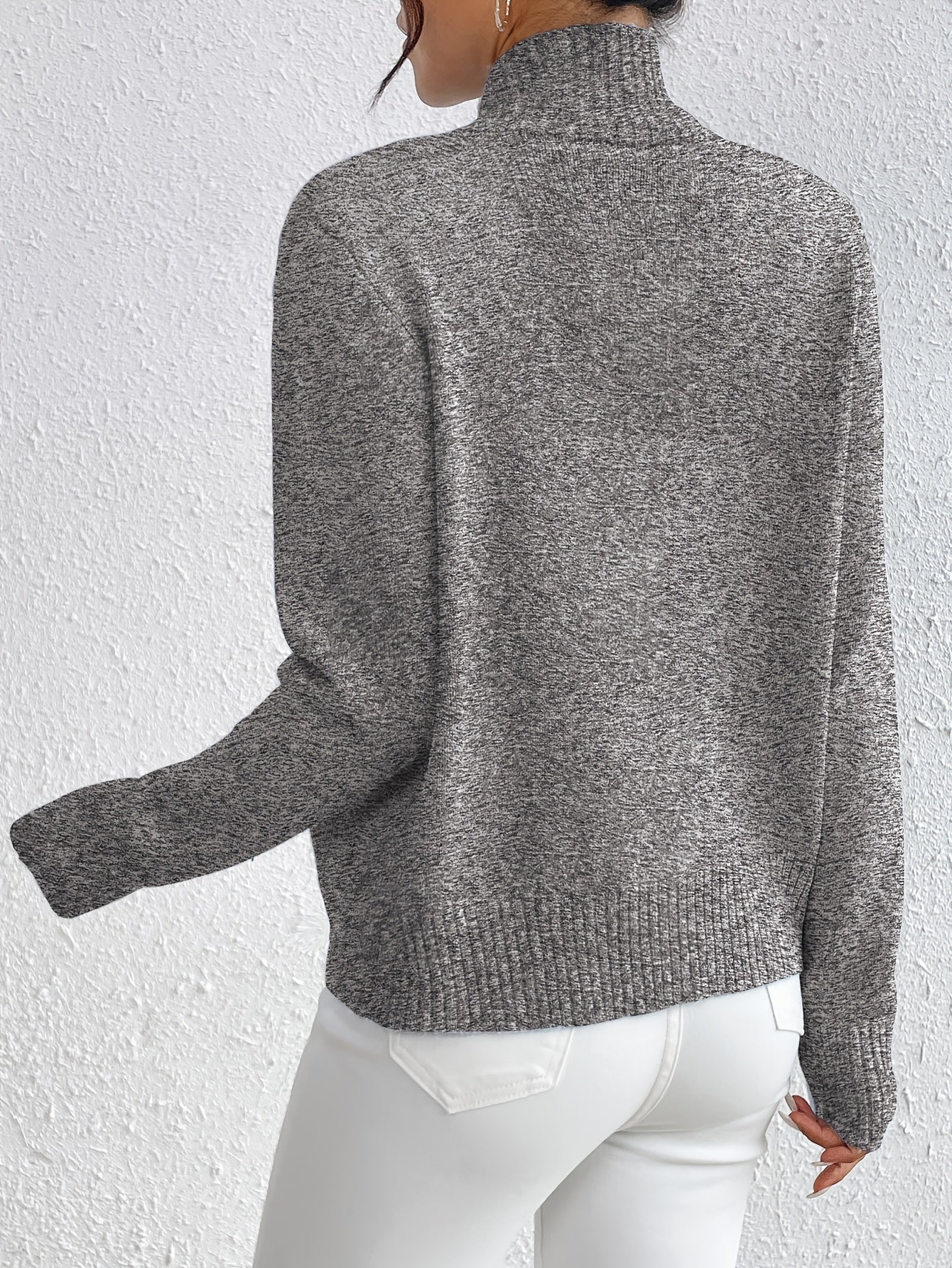 Ritskaartigan met Opstaande Kraag | Regular Fit