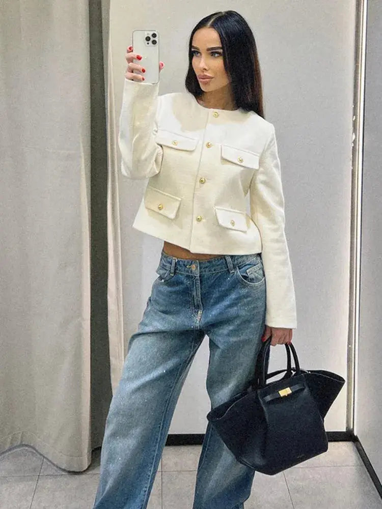 Susie | Klassischer Tweed-Blazer Zendoo.de