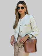 Susie | Klassischer Tweed-Blazer Zendoo.de