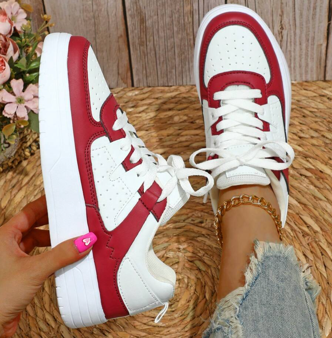 Emora Nova - Trendy Dames Sneakers - Retro Stijl
