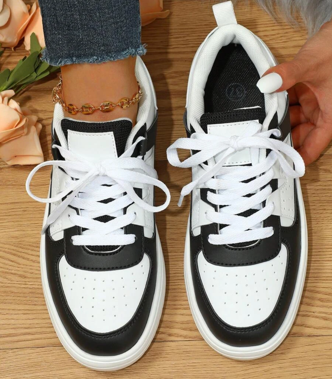 Emora Nova - Trendy Dames Sneakers - Retro Stijl
