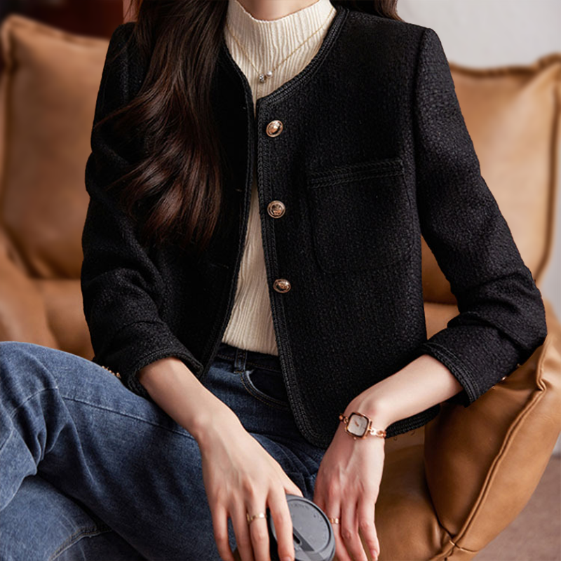 Emora Nova - Stijlvolle Dames Blazer - Klassiek Tweed