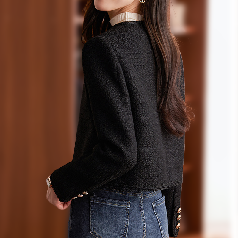 Emora Nova - Stijlvolle Dames Blazer - Klassiek Tweed