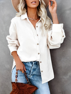 Emora Nova - Casual Chic Korduroy Blouse - Herfst