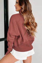 Emora Nova - Trendy Dames Pullover met Hoge Kraag en Kangoeroezak