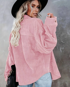 Emora Nova - Hedendaagse Vrouw Corduroy Shirtjack - Herfst