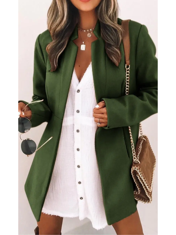 Mae I Hedendaagse Vrouw Open Blazer