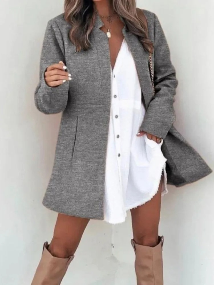 Mae I Hedendaagse Vrouw Open Blazer