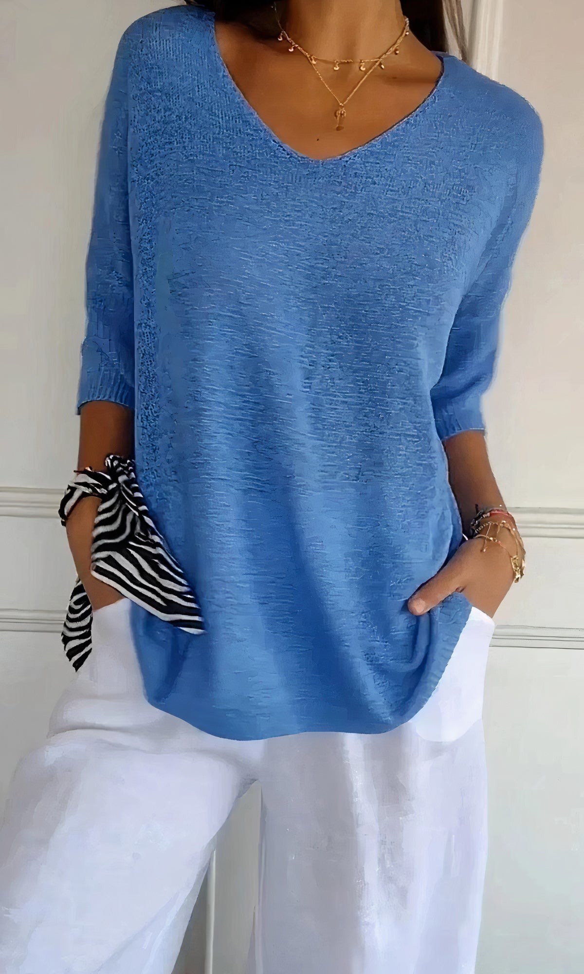 Emora Nova - Dames Casual Chic Gebreide Top