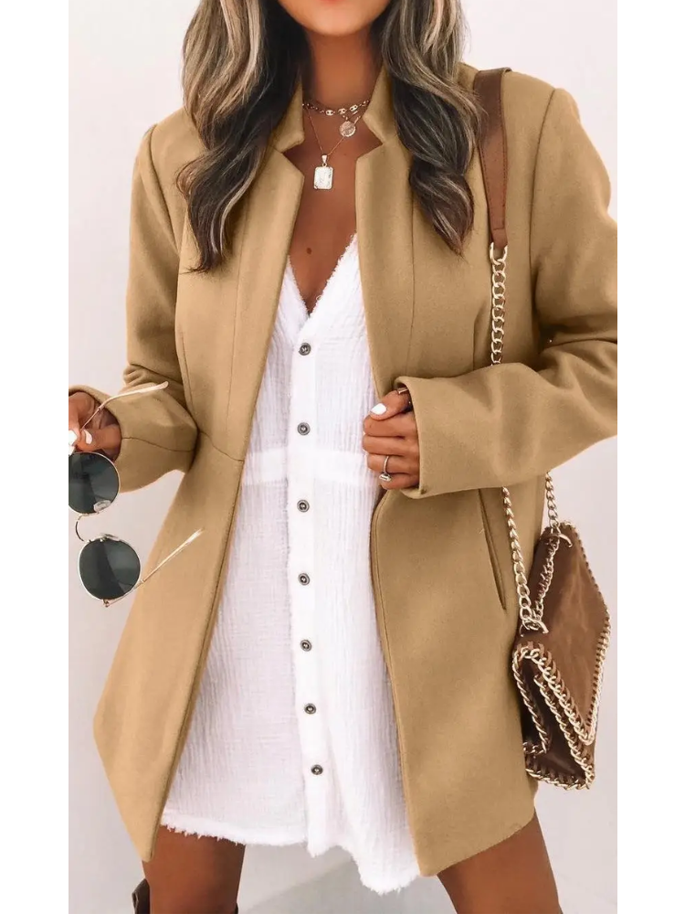 Mae I Hedendaagse Vrouw Open Blazer